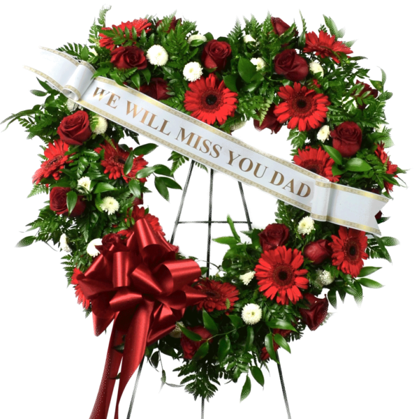 Heart Shaped Standing Wreath
