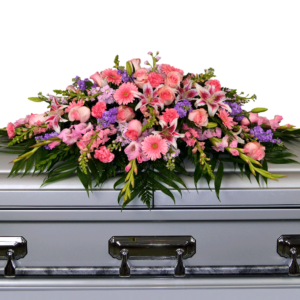 Pink & Lavender Casket Spray