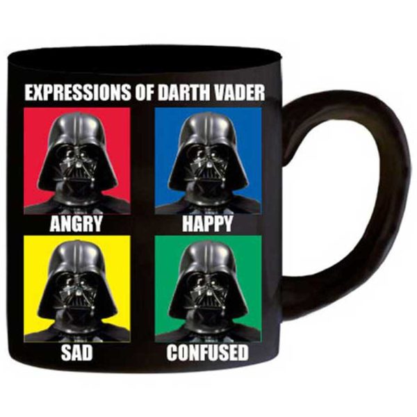 Expressions of Vader mug