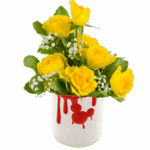 Mickey's Splash of Red Bouquet