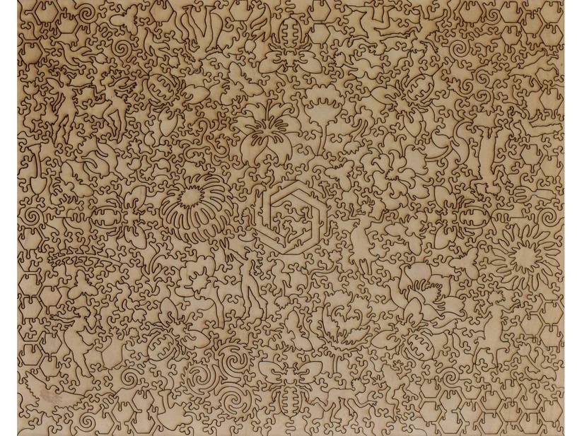 Abundance - Laser Cut Wooden Puzzle