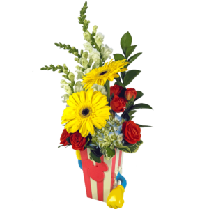Mickey's Popcorn Bucket Bouquet