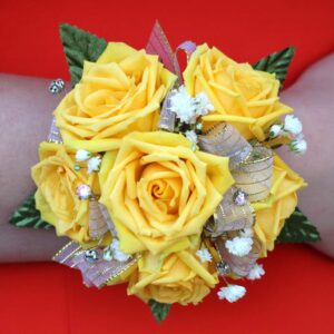 Golden Glow Corsage