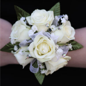 White Serenade Corsage