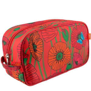 Pylones Wash Bag - Coquelicots