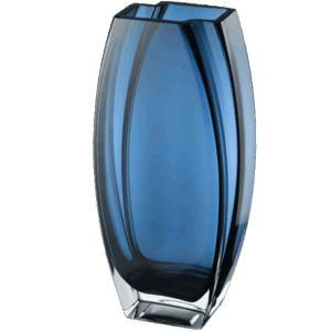 12" Teal Blue Precision Vase