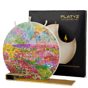 Flatyz Candle - Colorful Field of Wild Flowers