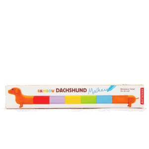 Rainbow Dachshund Markers