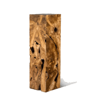 Teak Wood Medium Pedestal