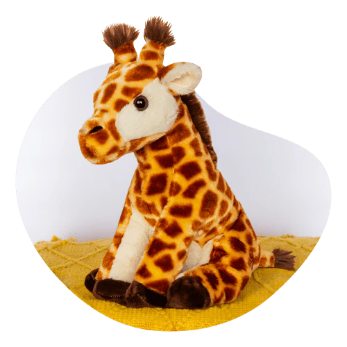 Animal_Giraffe_Angle_Styled_4 Giraffe - The Trek Plush