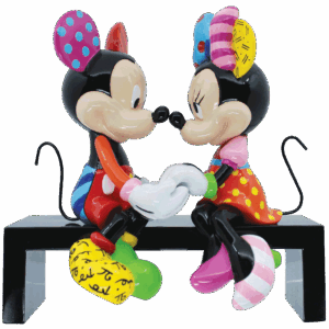 Mickey and Minnie Mouse Love Figurine