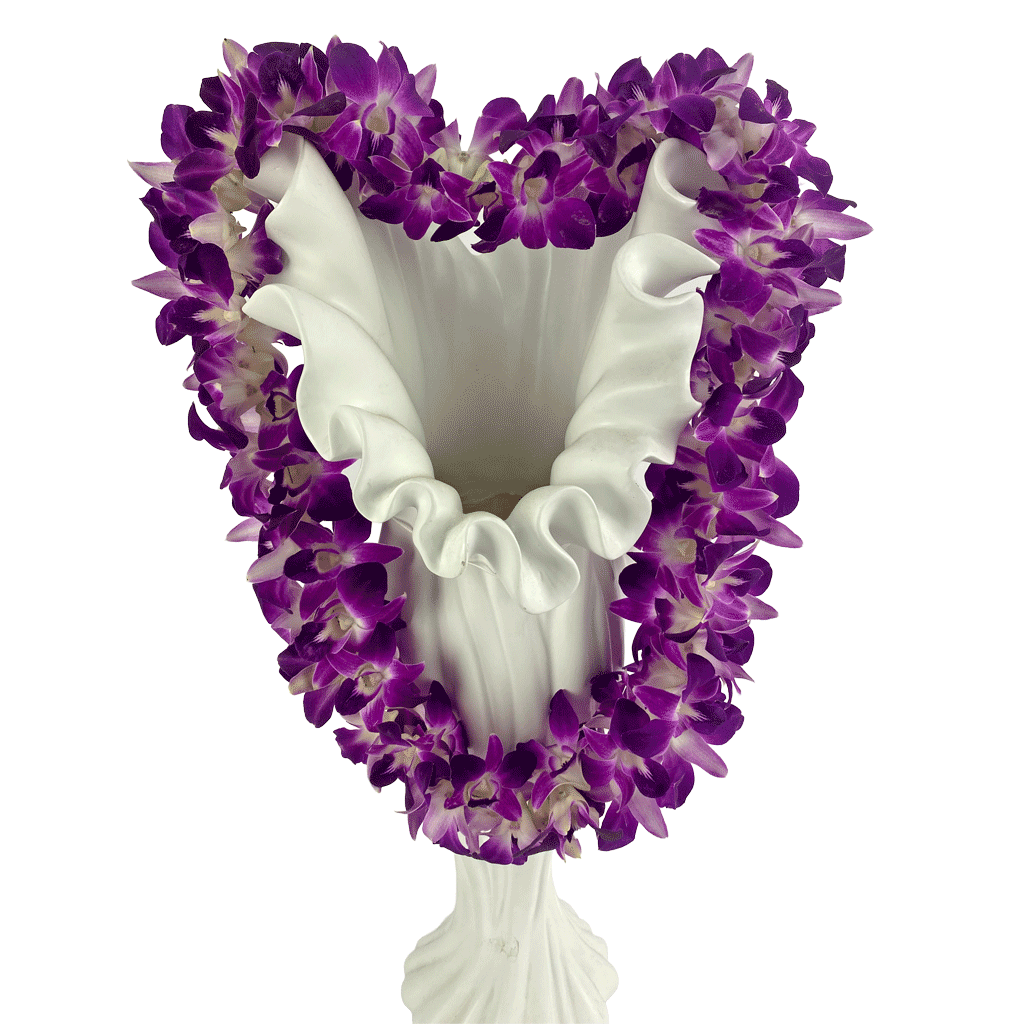 Purple-Leis Royal Orchid Lei