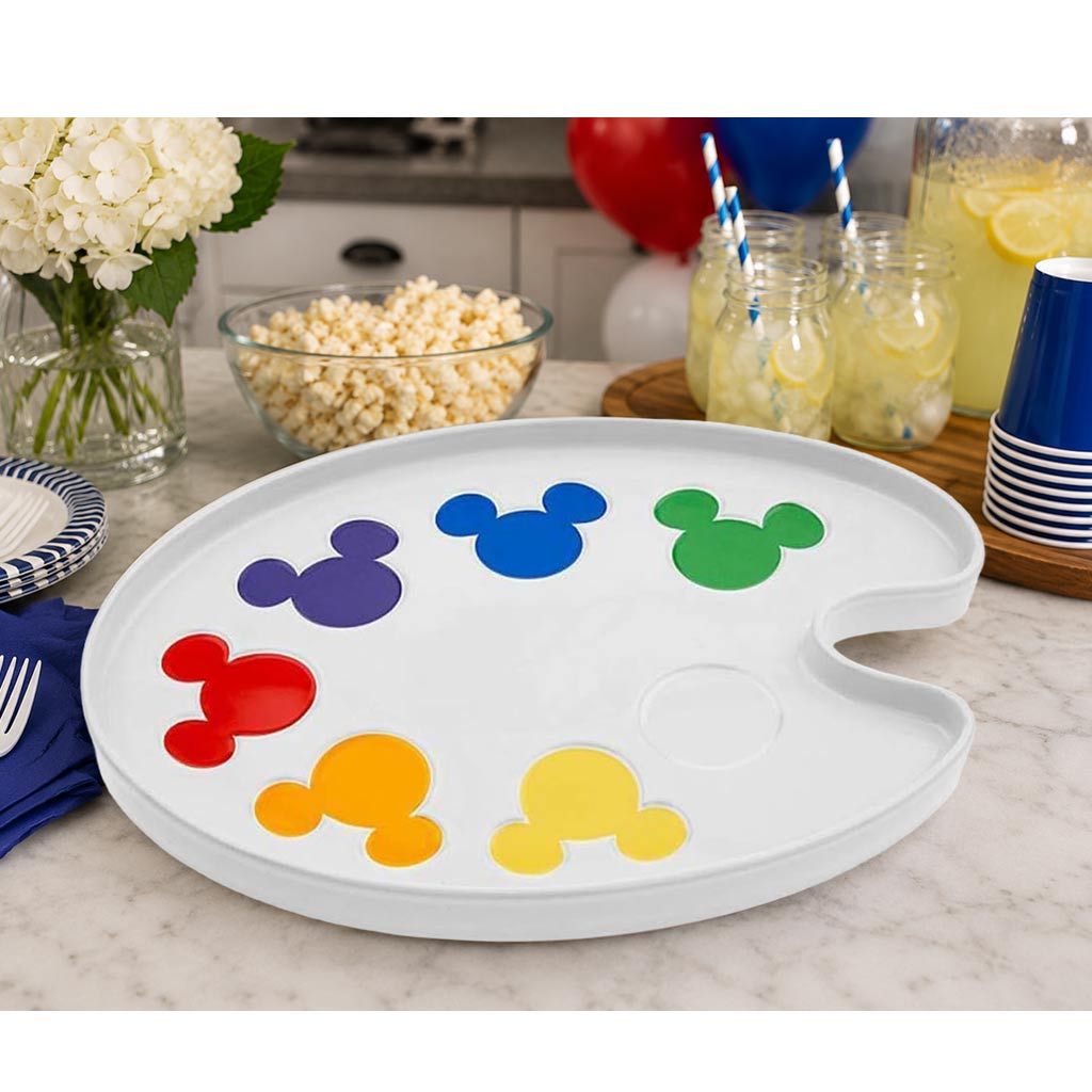 Disney Ceramic Color Palette Serving Platter
