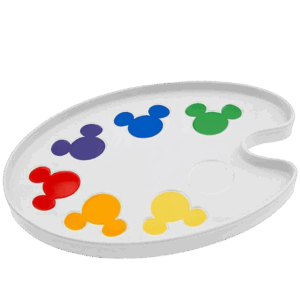 Disney Ceramic Color Palette Serving Platter