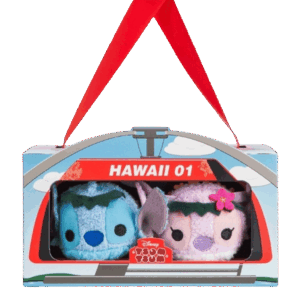 Disney Hawaiian Stitch & Angel Mini Plush Set