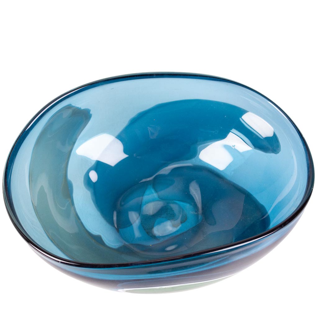 Modern Nordic Blue Flower Glass Vase
