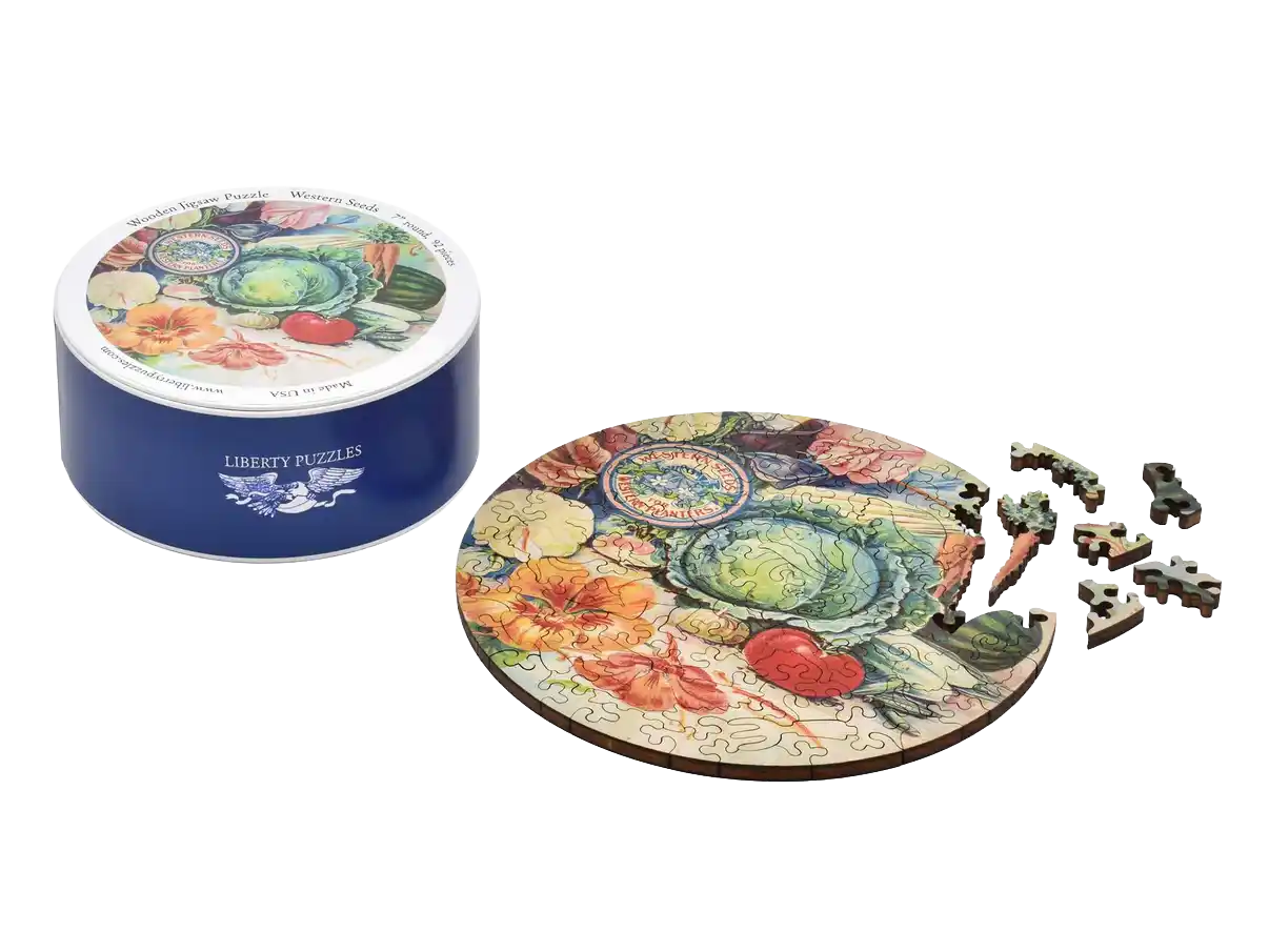Western-seeds-puzzle-with-box-xl-wooden-jigsaw-puzzle Western Seeds - Liberty Wooden Puzzle
