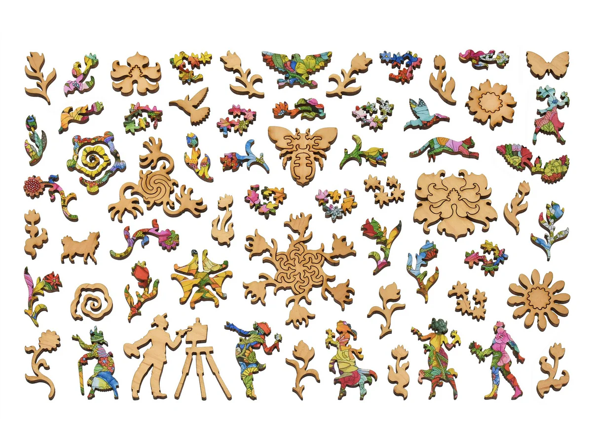 Fleur - Liberty Wooden Puzzle