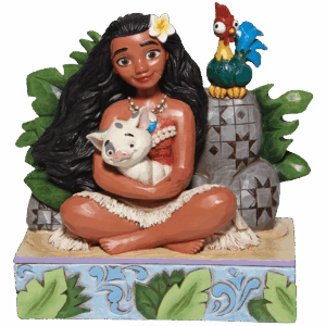 Moana with Pua and Hei Hei by Jim Shore