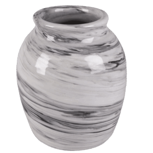 Smoky Marble Ceramic Vase